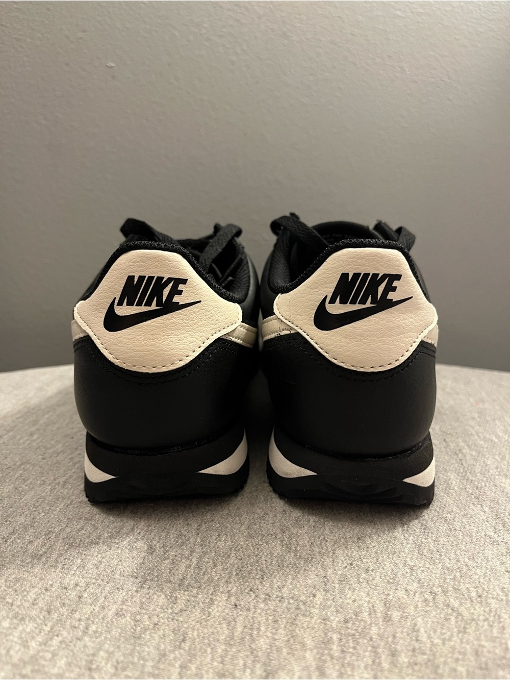 Nike Cortez Black Pale Ivory Sneaker Women's Size 8.5 DN1791-006 - Picture 6 of 11